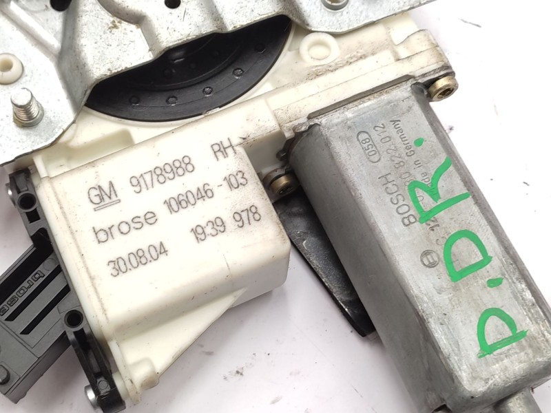 Elevalunas Delantero Derecho 9178986 93171821  - Opel Vectra C (z02) 1.8 16v 4