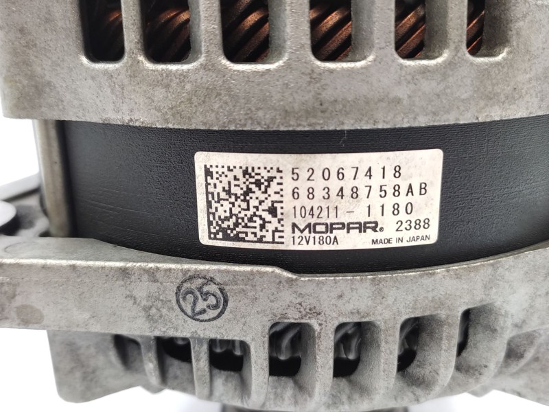 Recambio de alternador para jeep compass (mp, m6, mv, m7) 2.0 crd 4x4 referencia OEM IAM   