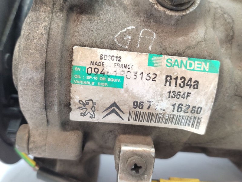 Recambio de compresor aire acondicionado para citroën berlingo furgoneta/monovolumen (b9) 1.6 hdi 75 referencia OEM IAM   