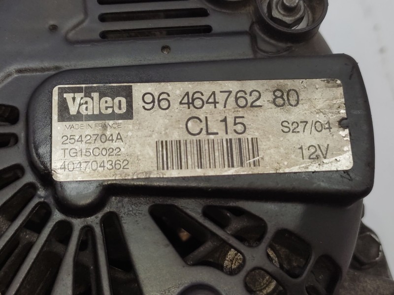 Alternador 9646476280 5705az Tg15c022 - Peugeot 406 (8b) 1.8 16v 7