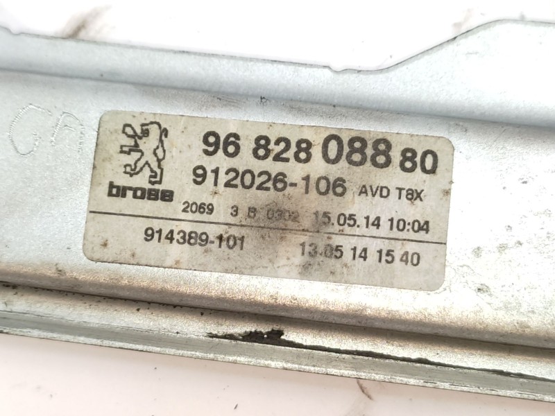 Recambio de elevalunas delantero derecho para peugeot 5008 (0u_, 0e_) 1.6 hdi referencia OEM IAM   
