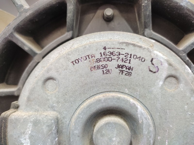 Electroventilador 1636321040 1671121100 1680007421 - Toyota Prius (nhw20) 1.5 Cat 6