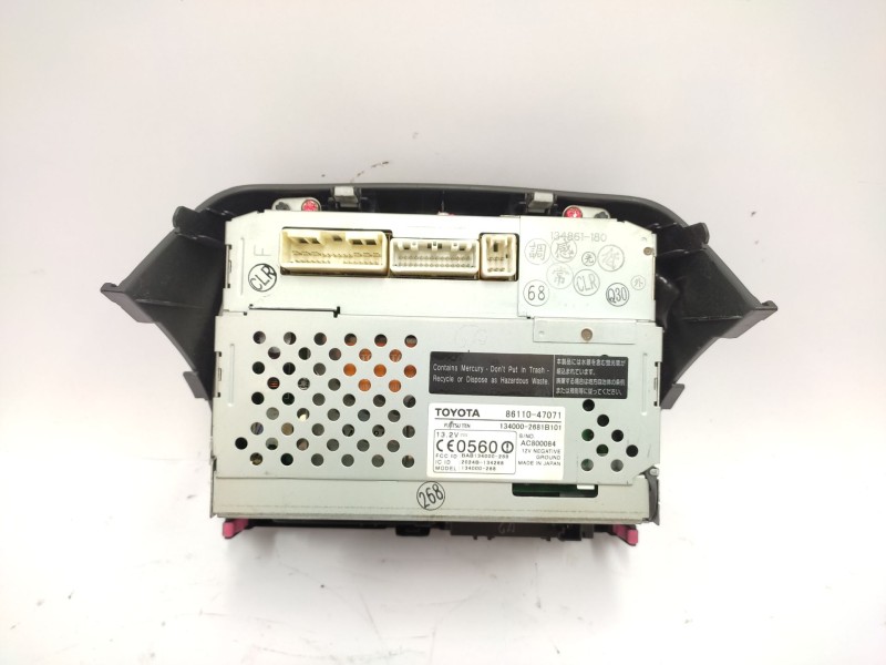 Recambio de pantalla multifuncion para toyota prius (nhw20) 1.5 cat referencia OEM IAM   