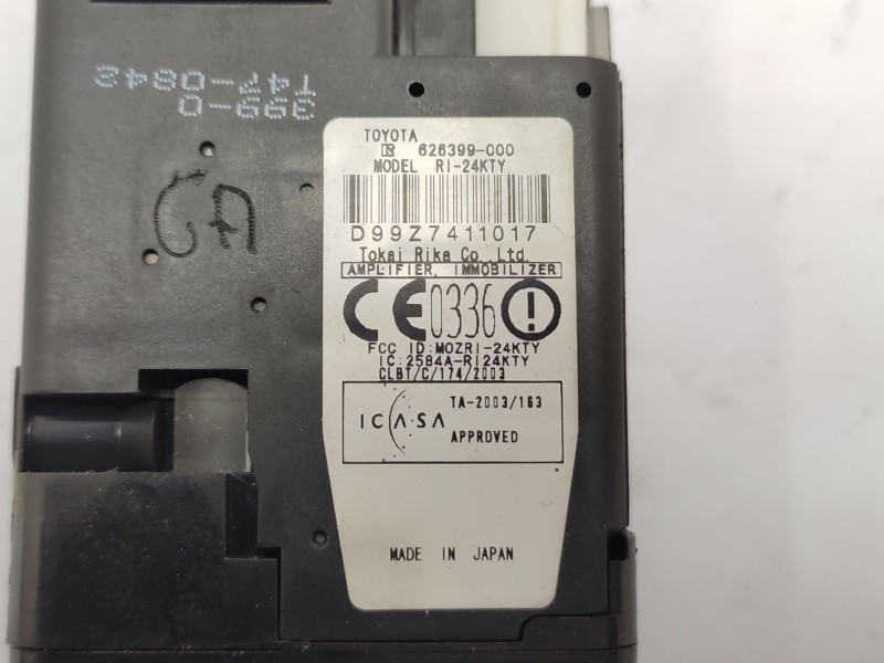 Conmutador De Arranque 626399000 8961047020  - Toyota Prius (nhw20) 1.5 Cat 4
