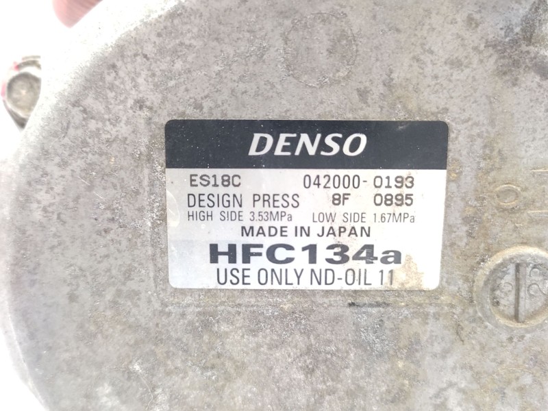 Recambio de compresor aire acondicionado para toyota prius (nhw20) 1.5 cat referencia OEM IAM   