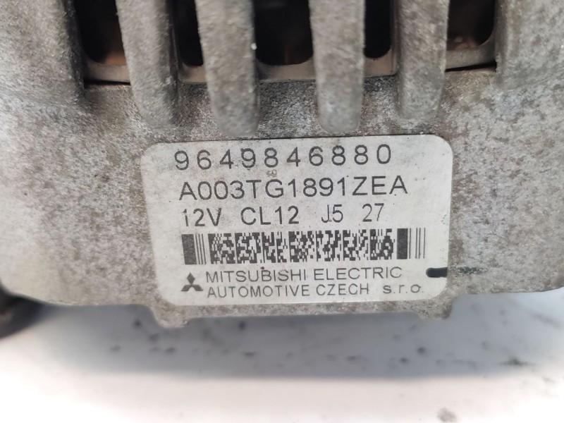 Alternador 9649846880 5705cf A003tg1891zea - Peugeot 407 Coupé (6c_) 2.2 16v 7