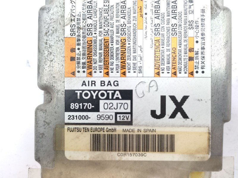 Centralita Airbag 8917002j70  - Toyota Auris (_e18_) 1.8 Hybrid (zwe186_) 3