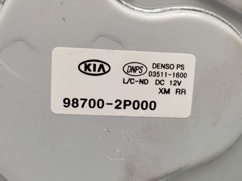 Motor Limpia Trasero 987002p000  - Kia Sorento 2.2 Crdi Cat 3