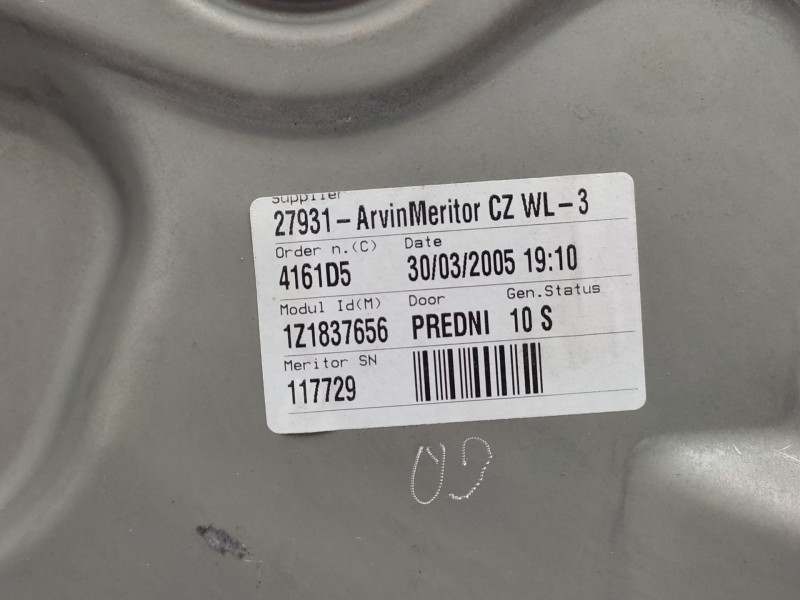 Recambio de elevalunas delantero derecho para skoda octavia ii combi (1z5) 2.0 fsi referencia OEM IAM   