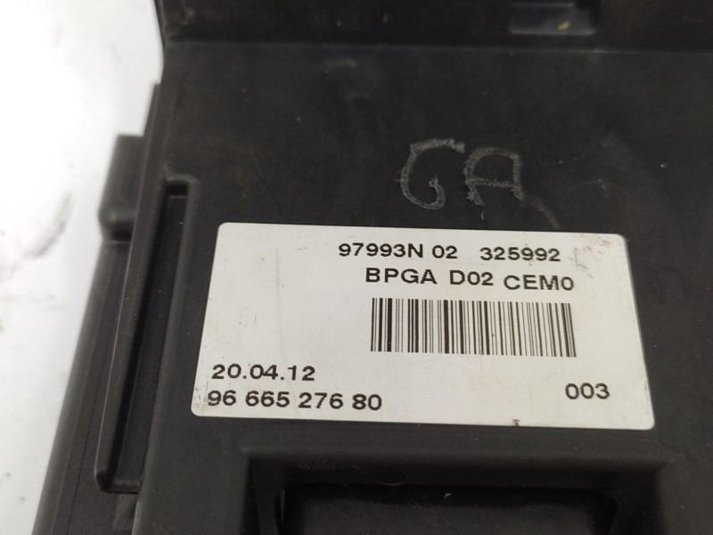 Recambio de caja reles / fusibles para citroën c4 grand picasso i (ua_) 1.6 vti 120 referencia OEM IAM   