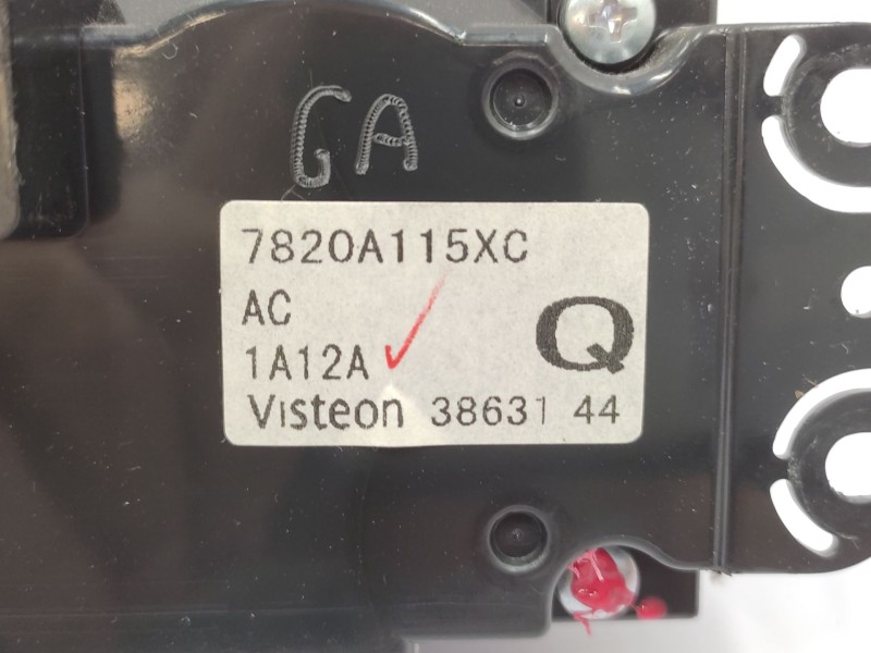 Recambio de mando climatizador para peugeot 4007 (vu_, vv_) 2.2 hdi referencia OEM IAM   