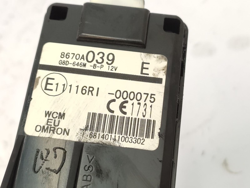 Conmutador De Arranque 4162pe  - Peugeot 4007 (vu_, Vv_) 2.2 Hdi 3