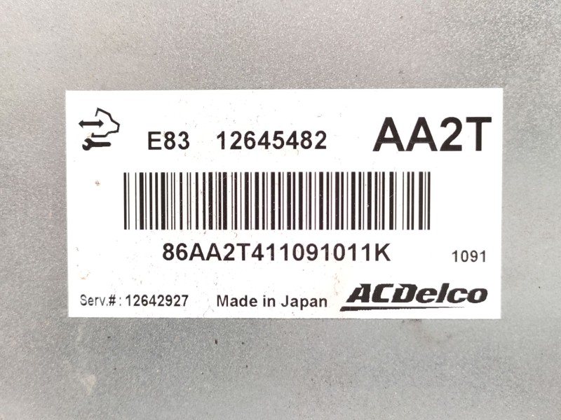 Centralita Motor Uce 12645482 12642927  - Chevrolet Aveo Berlina Hatchback Ls 5