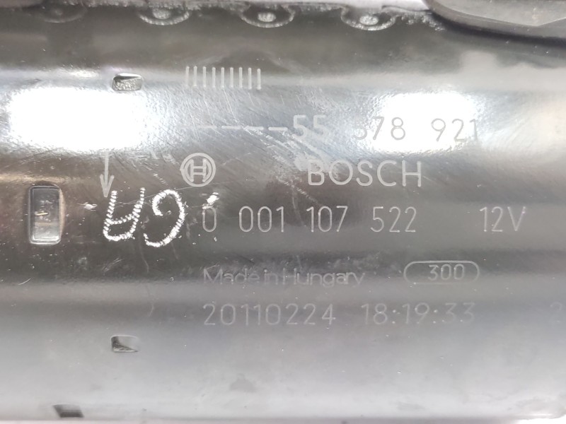 Motor Arranque 55578921 0001107522 - Chevrolet Aveo Berlina Hatchback Ls 5