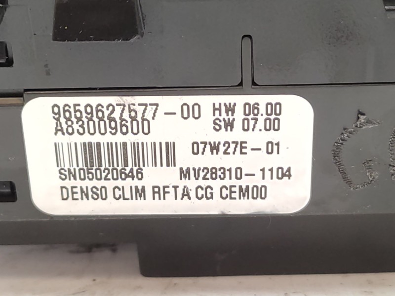 Mando Climatizador 9659627677 6451wt  - Citroën C4 Picasso I Monospace (ud_) 2.0 Hdi 138 3