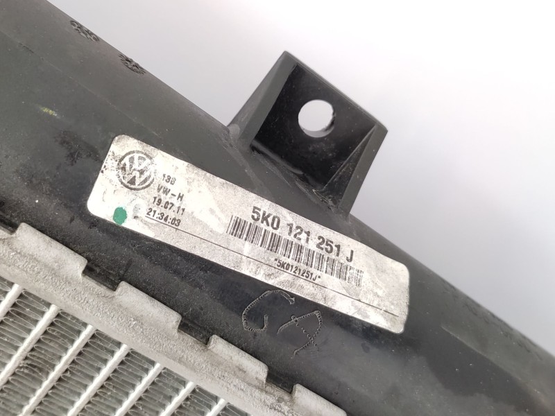 Recambio de radiador agua para audi a3 sportback (8pa) 2.0 tfsi quattro referencia OEM IAM 5K0121251J  