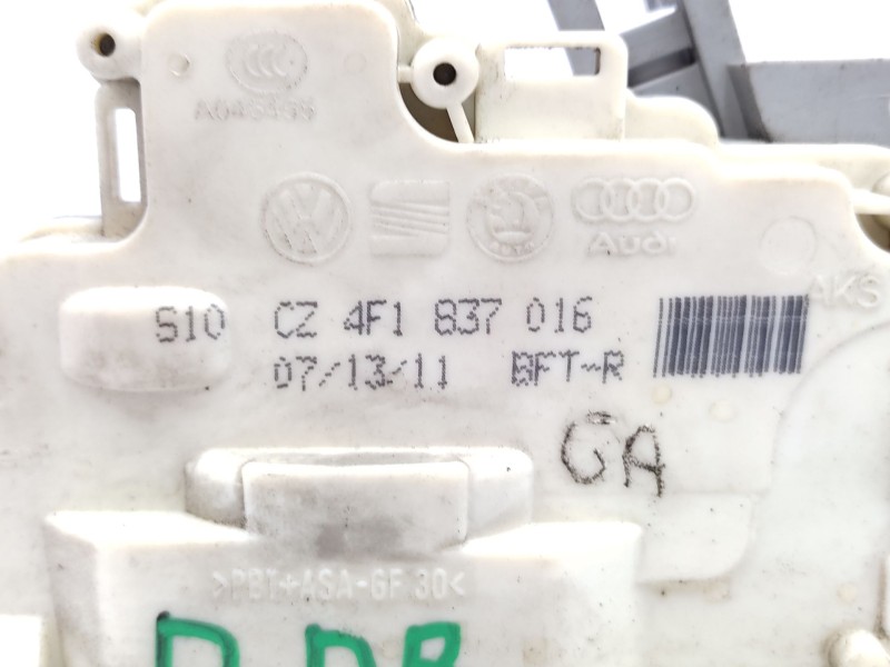 Recambio de cerradura puerta delantera derecha para audi a3 sportback (8pa) 2.0 tfsi quattro referencia OEM IAM   