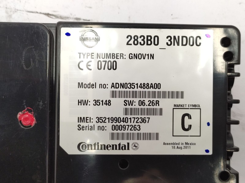 Modulo Electronico 283b03nd0c  - Nissan Leaf 3