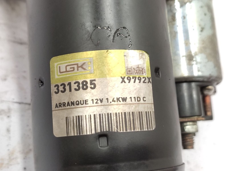 Motor Arranque 5802fp 331385 - Citroën Jumpy Ii (vf7) 1.6 Hdi 90 16v 5