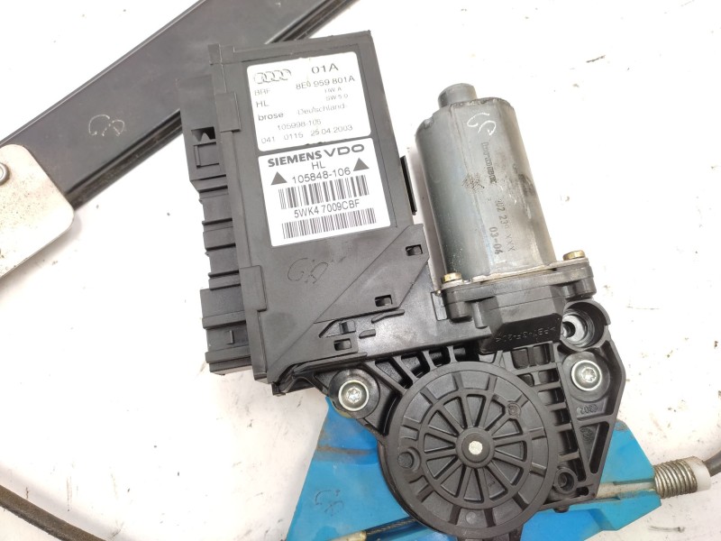 Elevalunas Trasero Izquierdo 8e0839461c  - Audi A4 B6 Avant (8e5) 2.5 Tdi 2