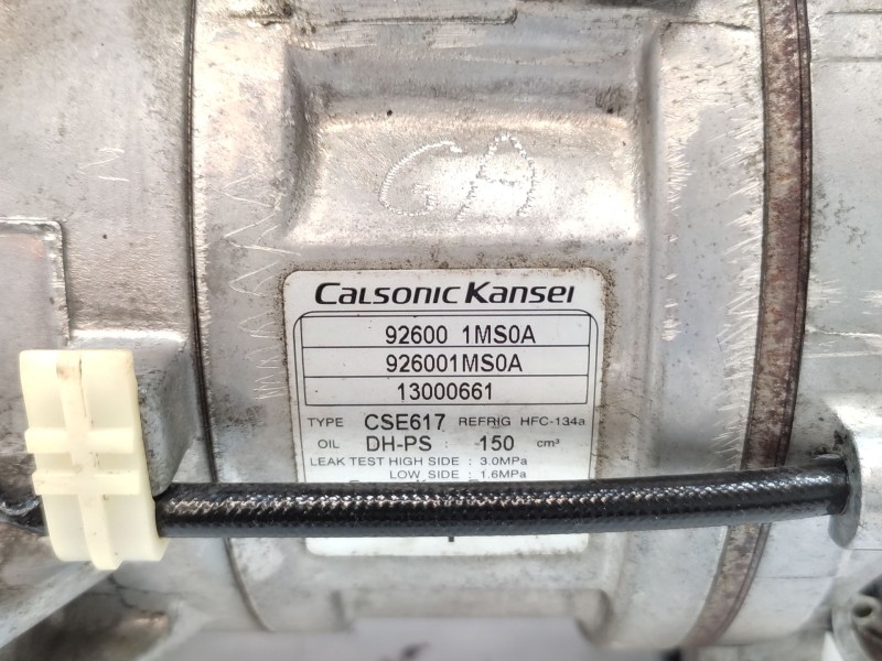 Recambio de compresor aire acondicionado para infiniti ex 30d referencia OEM IAM  926001MS0A 