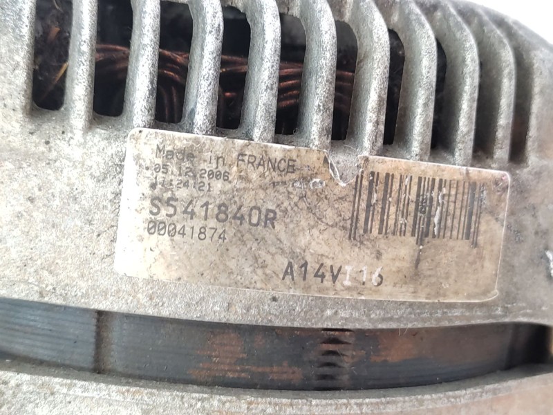 Alternador 5705y4 A14vi16 - Peugeot 406 (8b) 2.1 Td 12v 6