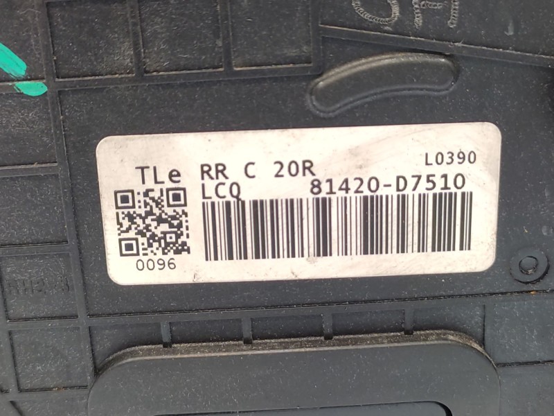 Recambio de cerradura puerta trasera derecha para hyundai tucson (tl, tle) 1.6 gdi referencia OEM IAM  81420D7510 