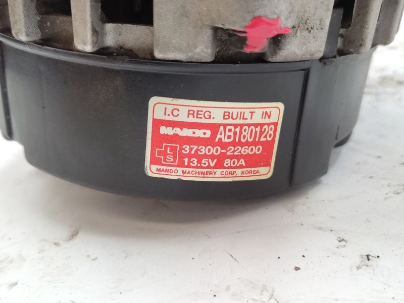 Alternador 3730022600 Ab180128 - Hyundai Matrix (fc) 1.6 6