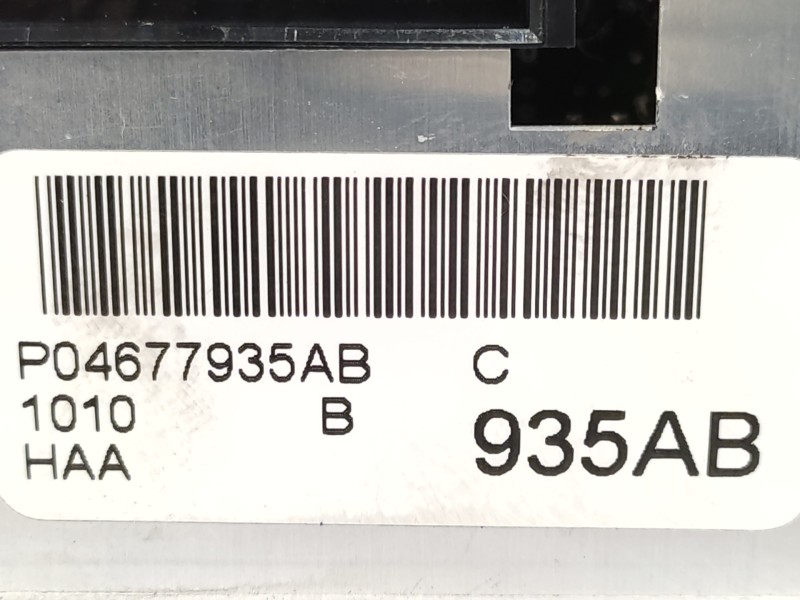 Mando Calefaccion / Aire Acondicionado 04677935ab  - Chrysler Voyager (gs) 2.5 Td 2
