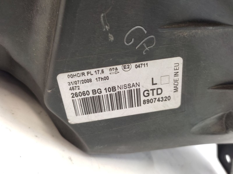 Faro Izquierdo 26060bg10b 89074320 - Nissan Micra Iii (k12) 1.2 16v 4
