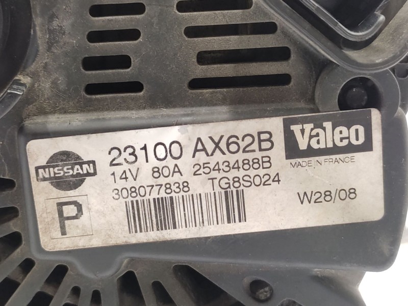 Alternador 23100ax62b Tg8s024 - Nissan Micra Iii (k12) 1.2 16v 7