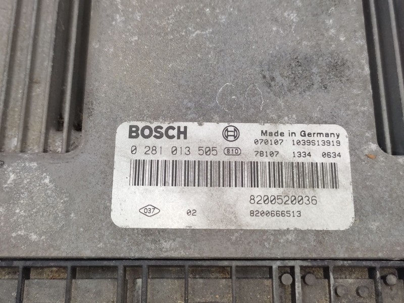 Recambio de centralita motor uce para renault espace iv (jk0/1_) 2.0 dci (jk01, jk02, jk1j, jk1k, jk1h) referencia OEM IAM   