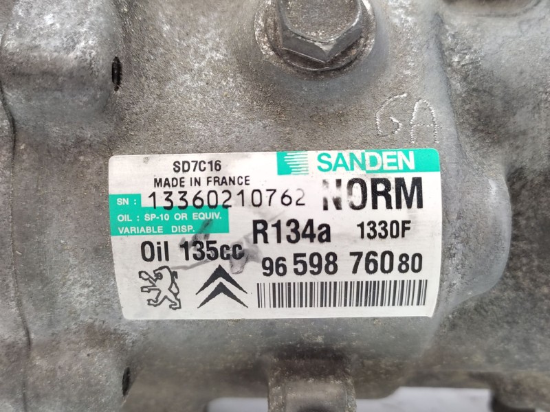 Recambio de compresor aire acondicionado para citroën c4 picasso i monospace (ud_) 2.0 hdi 138 referencia OEM IAM  6453RV 