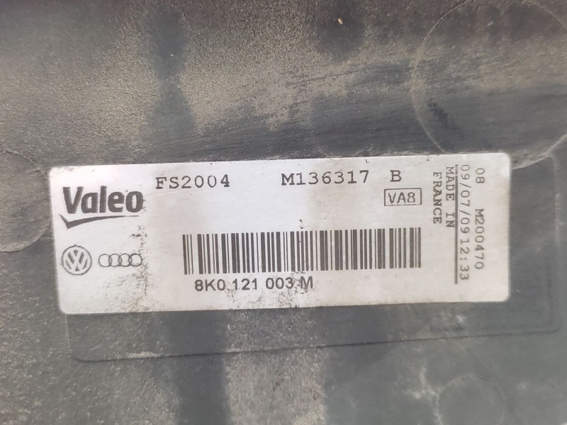 Recambio de electroventilador para audi q5 (8rb) 2.0 tfsi quattro referencia OEM IAM  8K0121207A 
