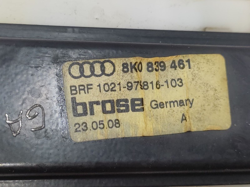 Elevalunas Trasero Izquierdo 8k0839461  - Audi A4 B8 (8k2) 2.0 Tdi 6