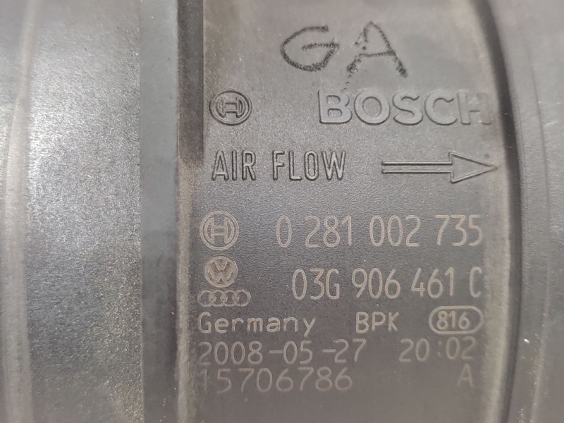 Recambio de caudalimetro para audi a4 b8 (8k2) 2.0 tdi referencia OEM IAM   