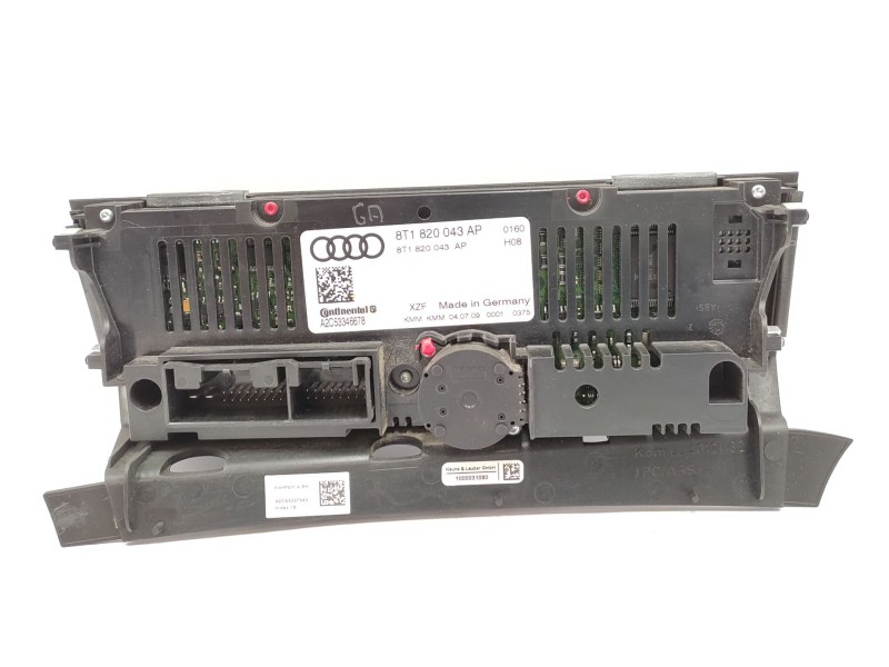Recambio de mando climatizador para audi q5 (8rb) 2.0 tfsi quattro referencia OEM IAM  8T1820043AJ 