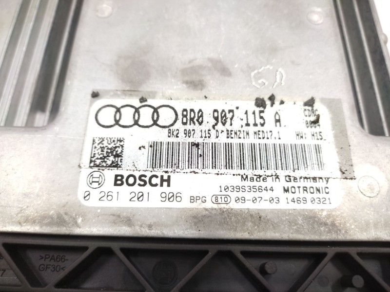 Recambio de centralita motor uce para audi q5 (8rb) 2.0 tfsi quattro referencia OEM IAM   