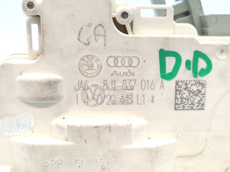 Recambio de cerradura puerta delantera derecha para audi q5 (8rb) 2.0 tfsi quattro referencia OEM IAM  8J1837016A 