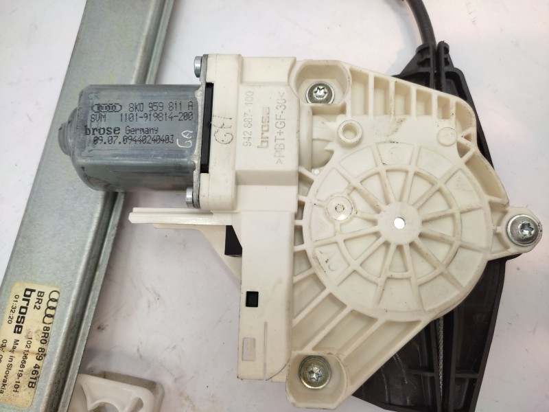 Recambio de elevalunas trasero izquierdo para audi q5 (8rb) 2.0 tfsi quattro referencia OEM IAM  8R0839461D 