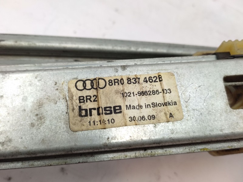 Recambio de elevalunas delantero derecho para audi q5 (8rb) 2.0 tfsi quattro referencia OEM IAM  8R0837462F 