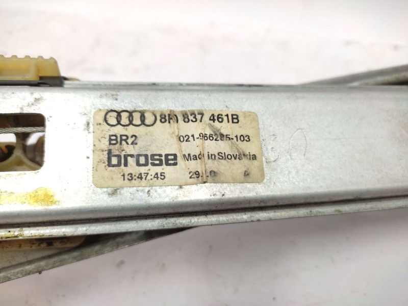 Elevalunas Delantero Izquierdo 8r0837461b 8r0837461f  - Audi Q5 (8rb) 2.0 Tfsi Quattro 3