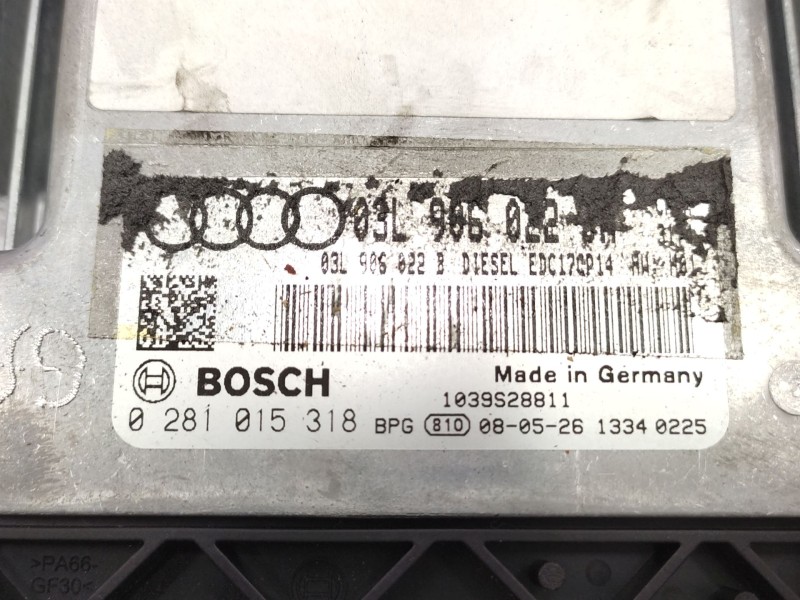 Recambio de centralita motor uce para audi a4 b8 (8k2) 2.0 tdi referencia OEM IAM   