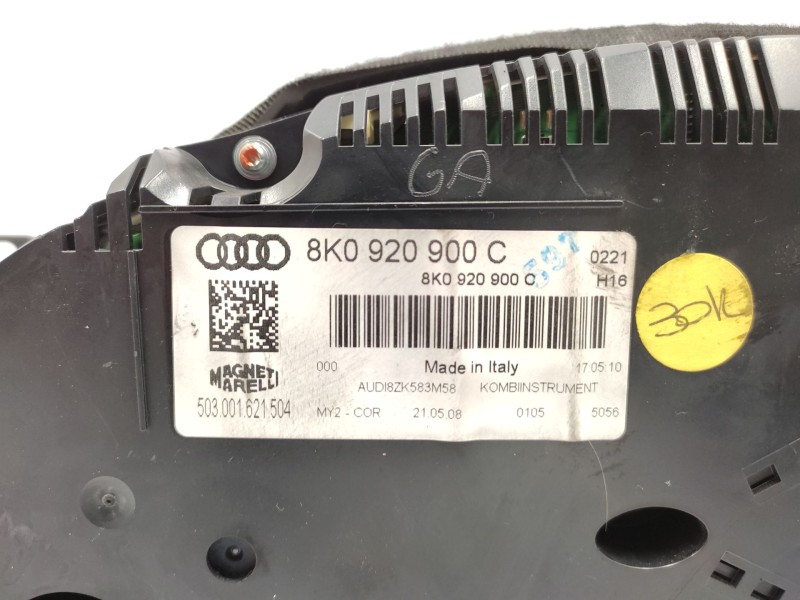 Recambio de cuadro instrumentos para audi a4 b8 (8k2) 2.0 tdi referencia OEM IAM 8K0920900C  