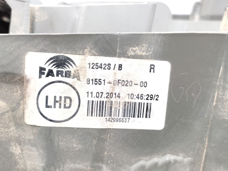 Recambio de piloto trasero derecho para toyota corolla verso (zer_, zze12_, r1_) 2.2 d-4d (aur10_) referencia OEM IAM  815510F02