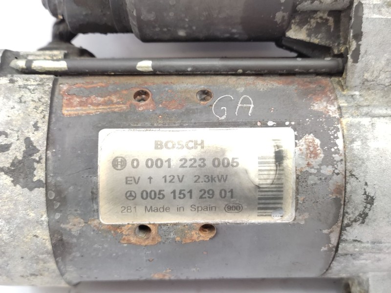 Recambio de motor arranque para mercedes-benz clase m (w163) ml 270 cdi (163.113) referencia OEM IAM  A0051512901 