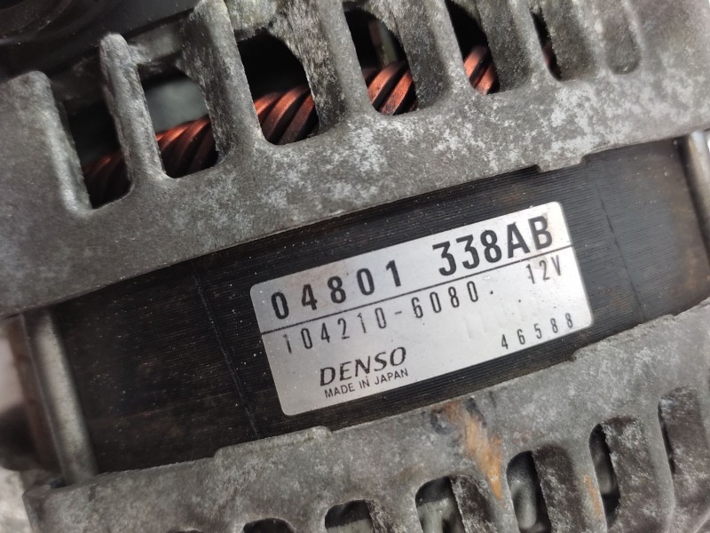 Alternador 04801338ab 4801338ab 1042106080 - Jeep Cherokee (kk) 2.8 Crd 4x4 7
