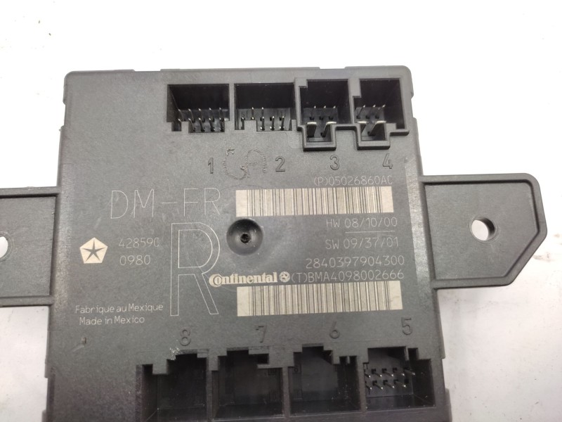Recambio de modulo electronico para jeep cherokee (kk) 2.8 crd 4x4 referencia OEM IAM   