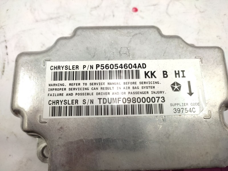 Centralita Airbag P56054604ad 56054604ac  - Jeep Cherokee (kk) 2.8 Crd 4x4 3