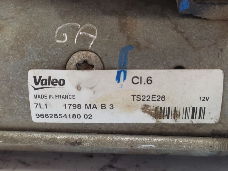 Motor Arranque 9662854180 5802ae Ts22e26 - Peugeot 308 Sw I (4e_, 4h_) 1.6 Hdi 5